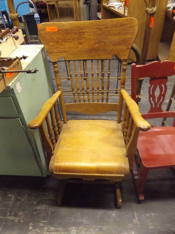 Oak Glider Rocker