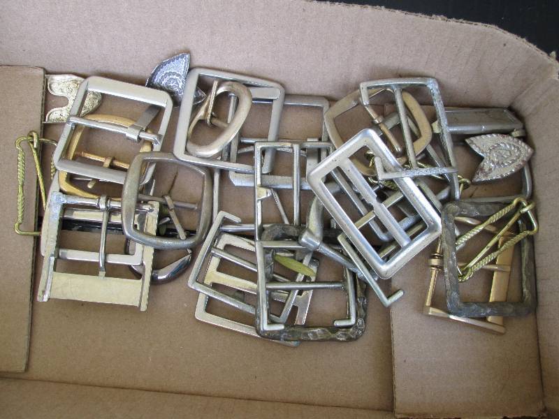 30 belt buckles...