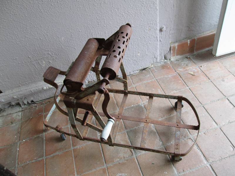 Turn of the century mop pail cart, ...