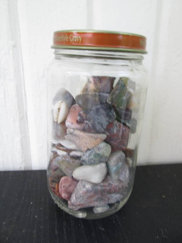 1 lb polished agates...