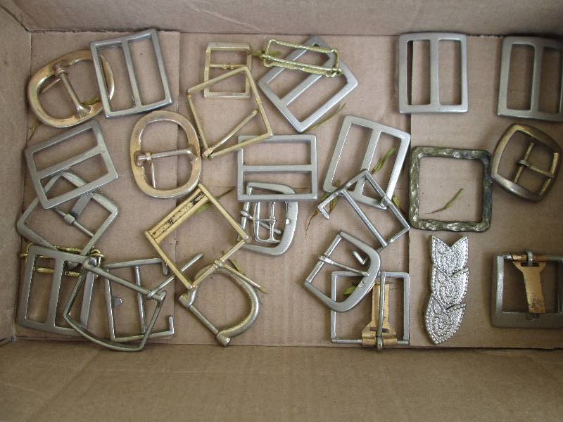 30 belt buckles...