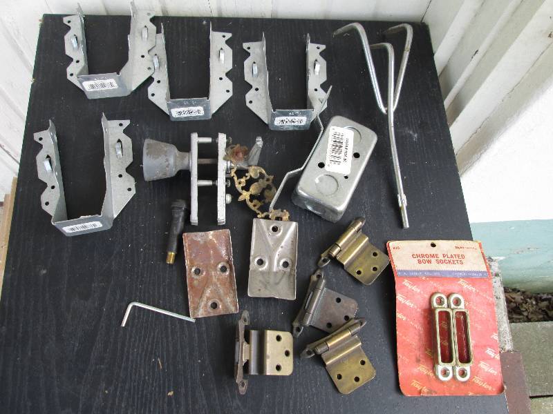 Door handle, hinges, framing bracke...