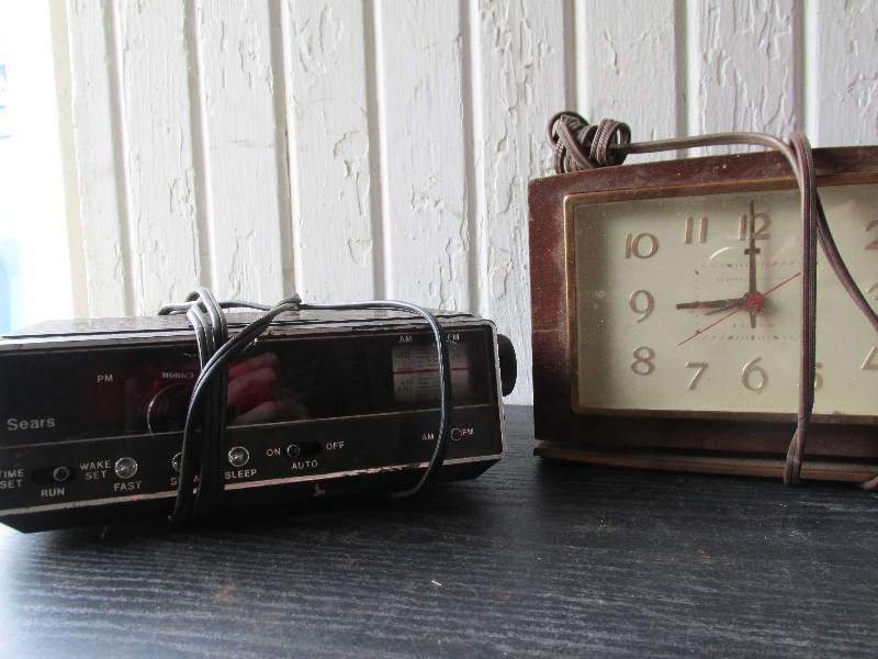 2 radios, one with wood frame, GE a...