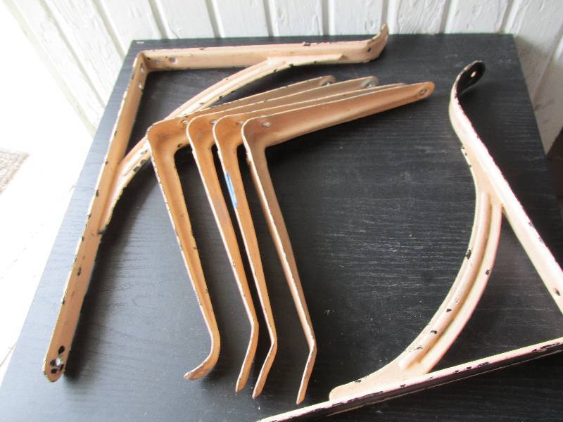7 antique shelf brackets, nice look...