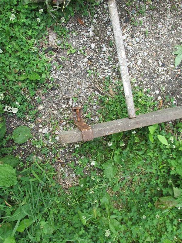 Vintage wood ladder, missing some r...