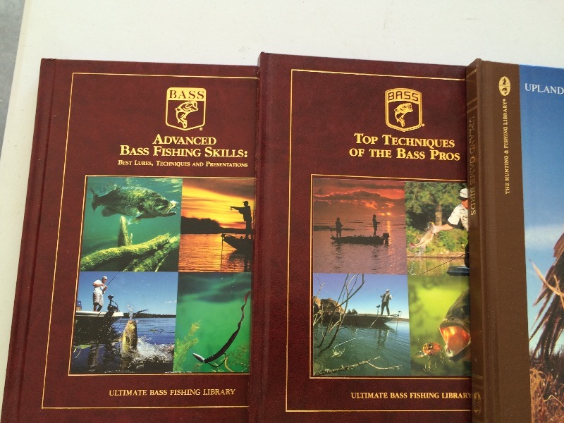 Assorted Quality Hunting and Fishing Books. Bass Fishing, Steelhead Fishing, WT Deer Hunting & Decoying, Upland Birds Lot of 7