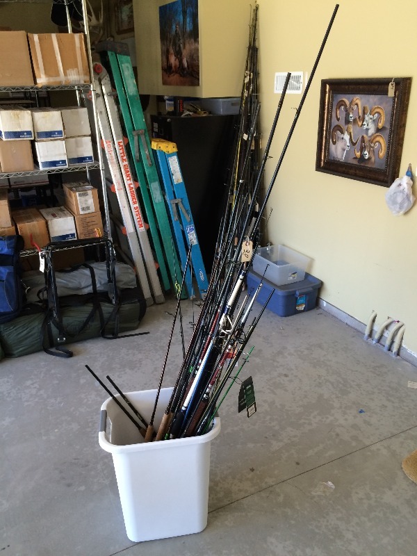 Assorted Fishing Rod Parts , components and pieces  Large Lot