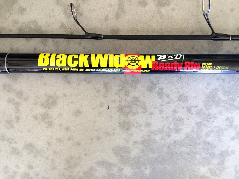 Pan Fish - 10 fishing rods. Expandable with 3 sections. Extremely sensitive and fun to use  Lot of 3