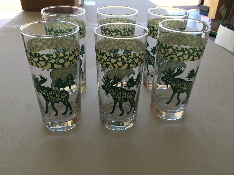Moose Glass collection includes 6 glasses.