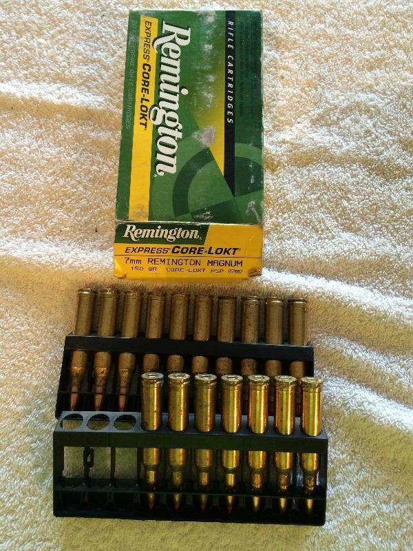 Remington and Federal 7mm Ammo 150 gr and 160 gr