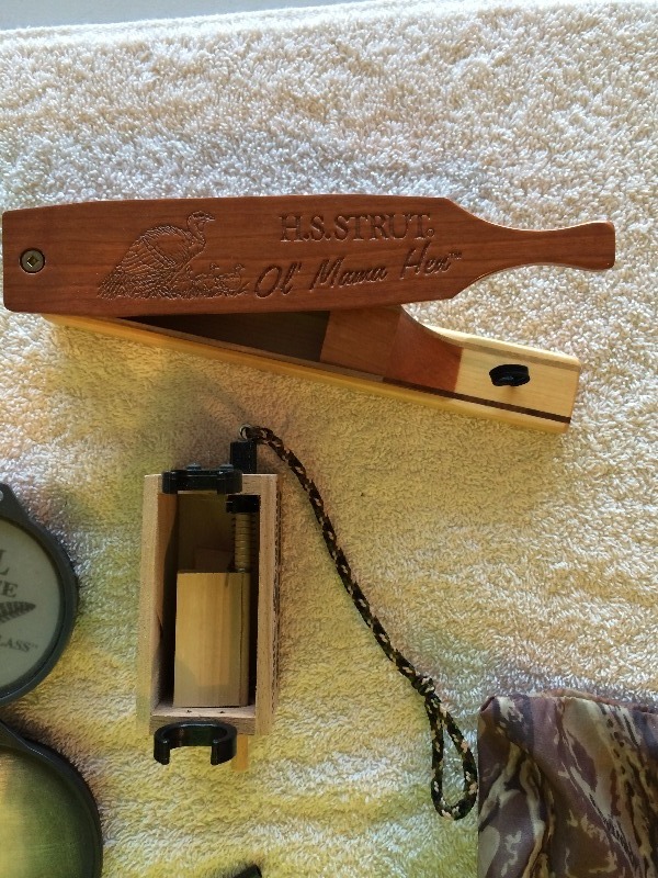 Assorted Turkey Calls, Box calls - excellent hunting and very successeful turkey calls