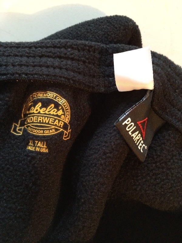Cabelas  Polartec Foul weather under gear  - Like New - used one time Mens XLTall