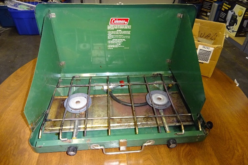 2 Burner LP Coleman Stove