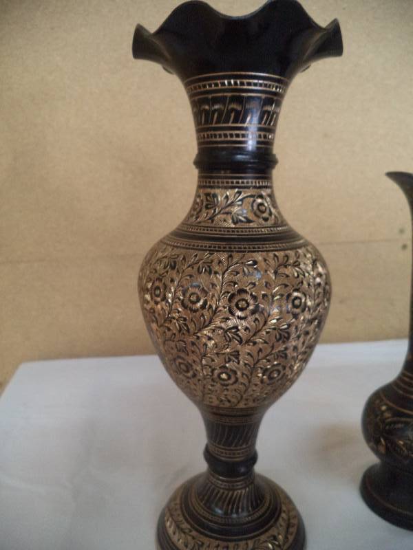 Etched brass decorations