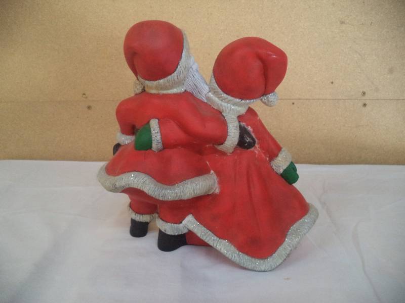 Ceramic Mr and Mrs Clause