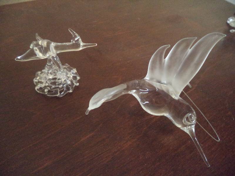 9 Crystal Swarovski figurines
