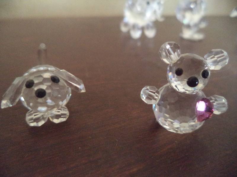 8 Crystal Swarovski Figurines