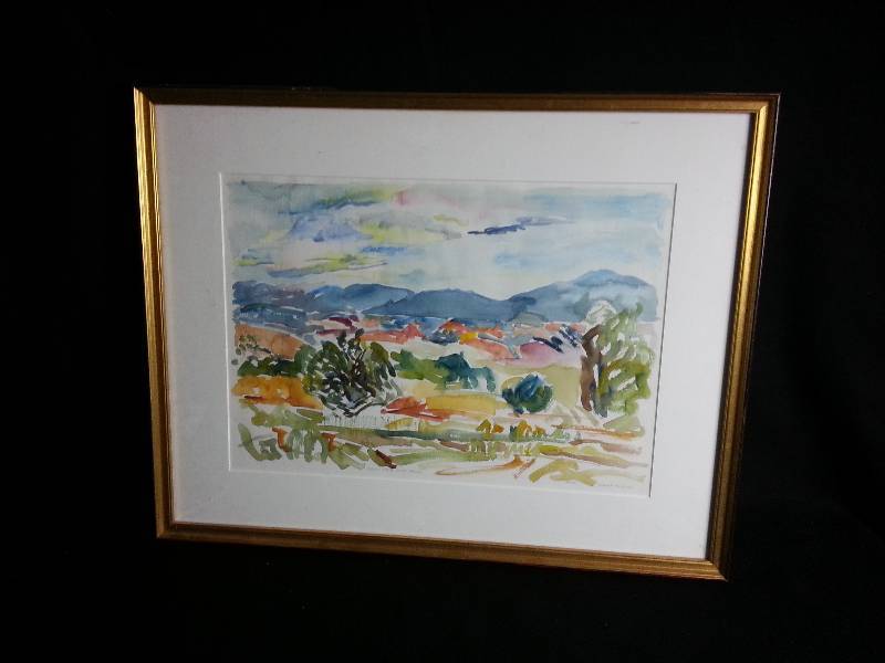 lot 6 image: Elizabeth Manfredi Original Watercolor