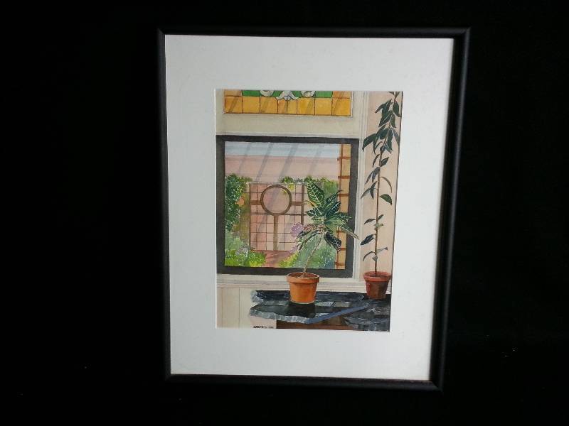 lot 9 image: Elizabeth Manfredi Original Watercolor