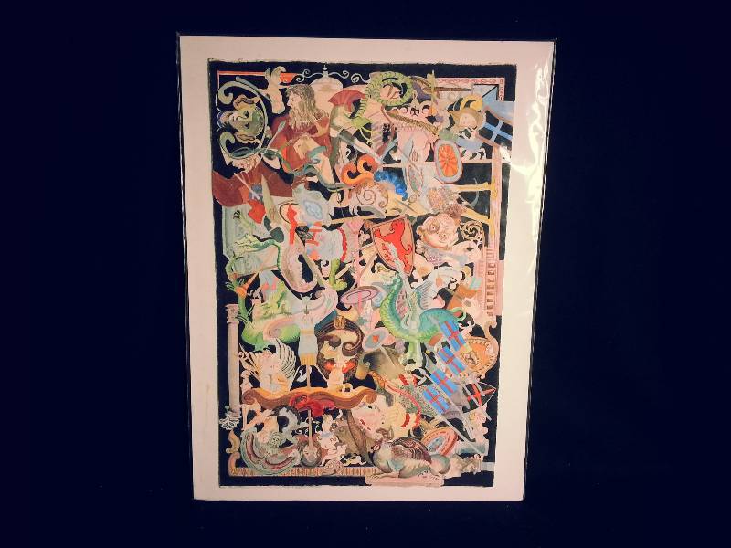lot 17 image: Elizabeth Manfredi Original Watercolor