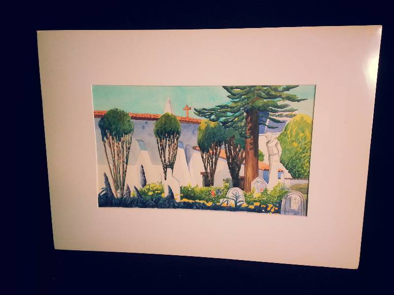 lot 22 image: Elizabeth Manfredi Original Watercolor