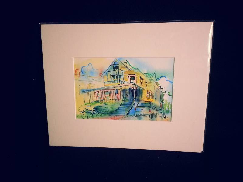 lot 24 image: Brenda Behr Original Watercolor - Double Signed
