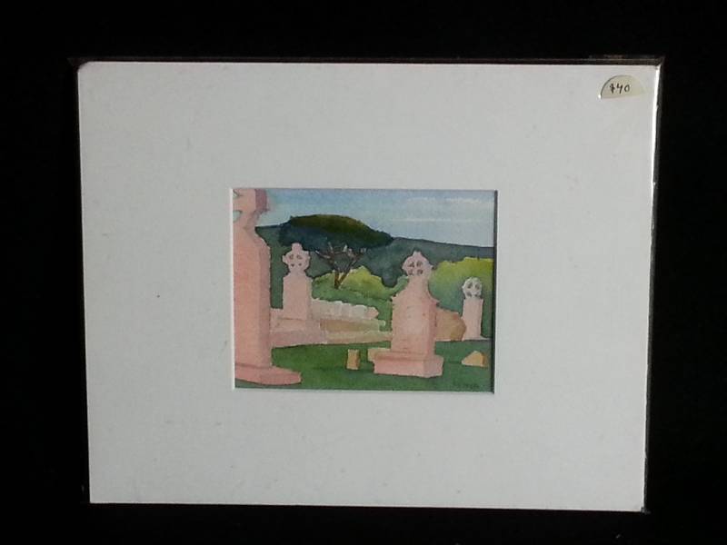 lot 32 image: Elizabeth Manfredi Original Signed Watercolor