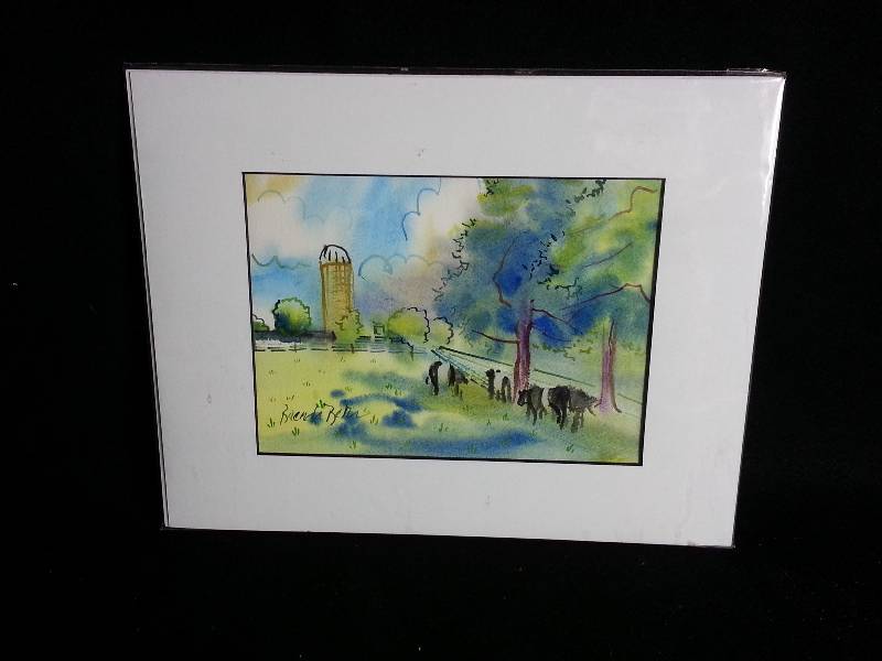 lot 33 image: Brenda Behr Original Watercolor