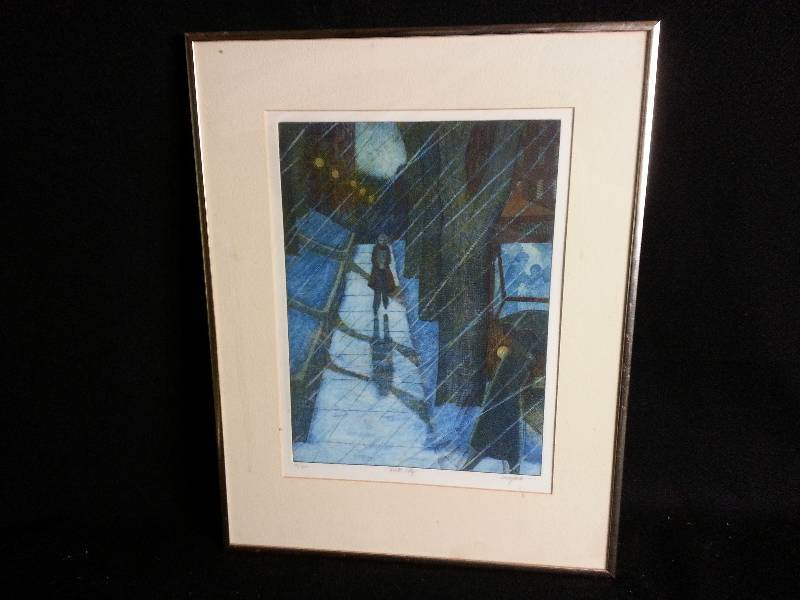 lot 38 image: Winter City Signed & Numbered