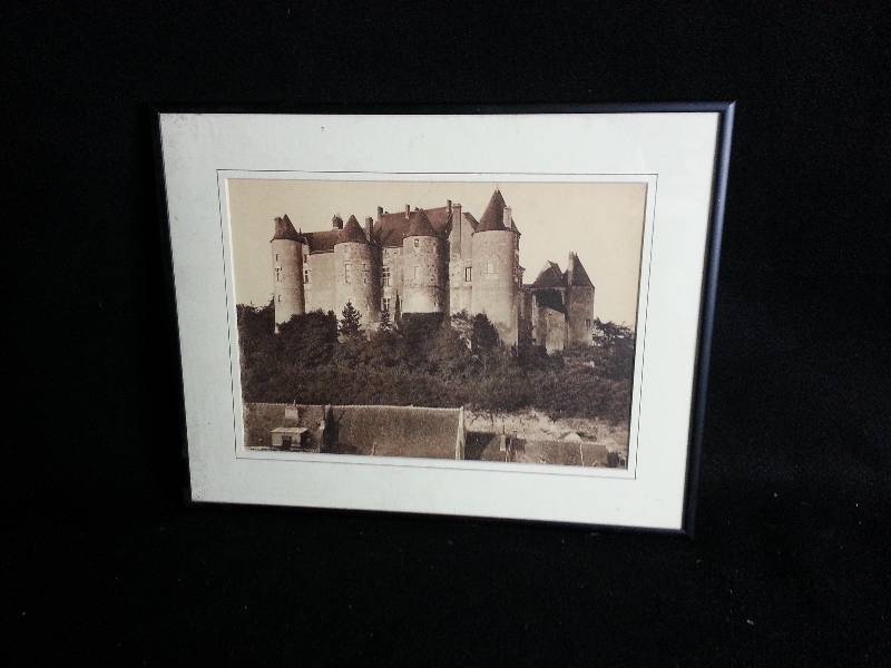lot 43 image: Vintage Castle Black & White Photograph