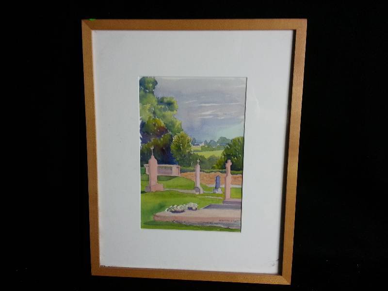 lot 44 image: Elizabeth Manfredi Original Watercolor