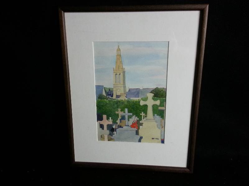 lot 45 image: Elizabeth Manfredi Original Watercolor