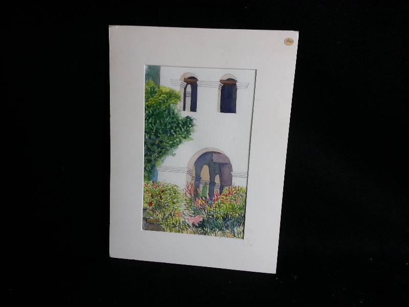 lot 50 image: Elizabeth Manfredi Original Watercolor