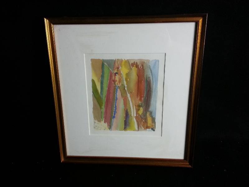 lot 53 image: Original Watercolor Framed & Matted