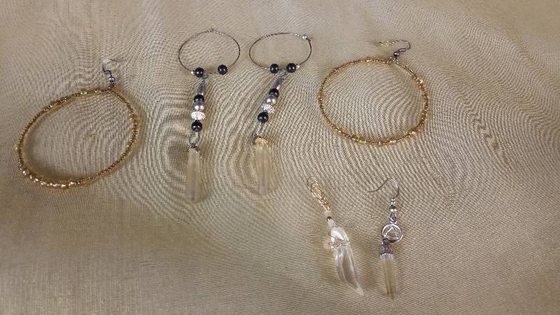 lot 96 image: Natural Crystal Jewelry  More