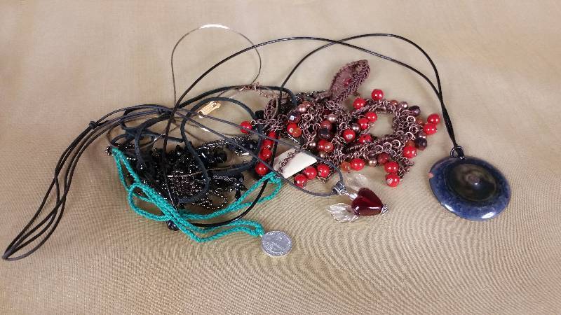 lot 108 image: Hodge Podge of Necklaces, Etc.