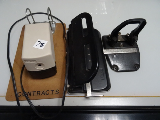 Pencil Sharpener & Hole Punches