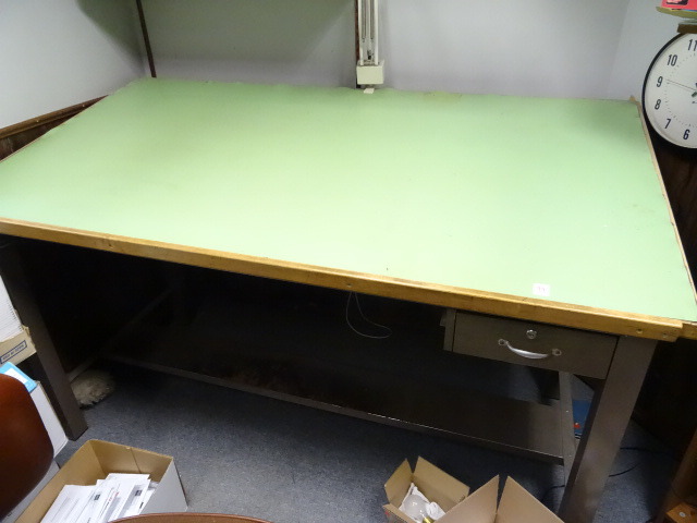 drafting table.