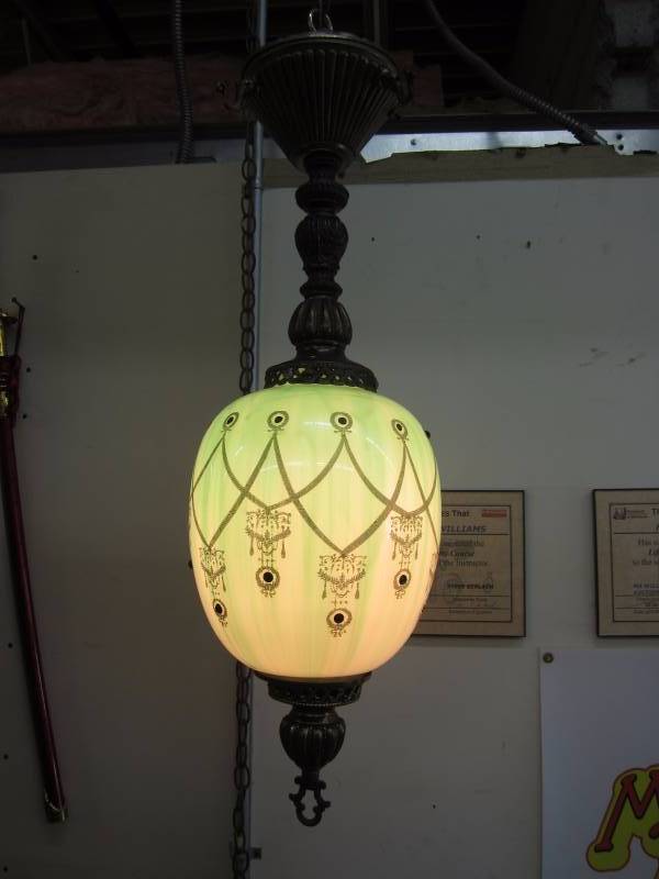 Asian Style Swag Lamp