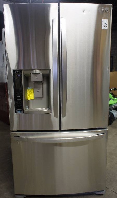 lot 2 image: LG Refrigerator - Model # (LFX28968ST)