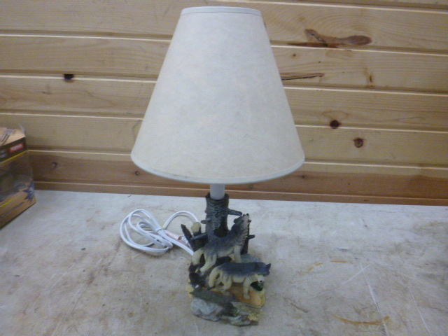 lot 101 image: Wolf Table Lamp