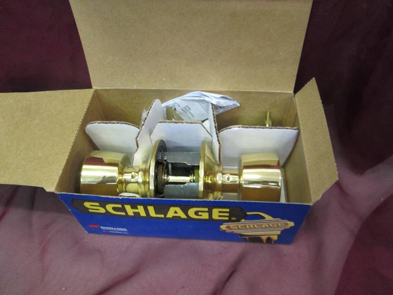 Schrage  Bright Brass Hall and clos...