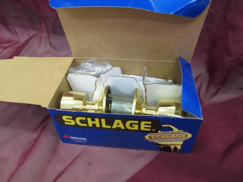 Schrage  Bright Brass Hall and clos...