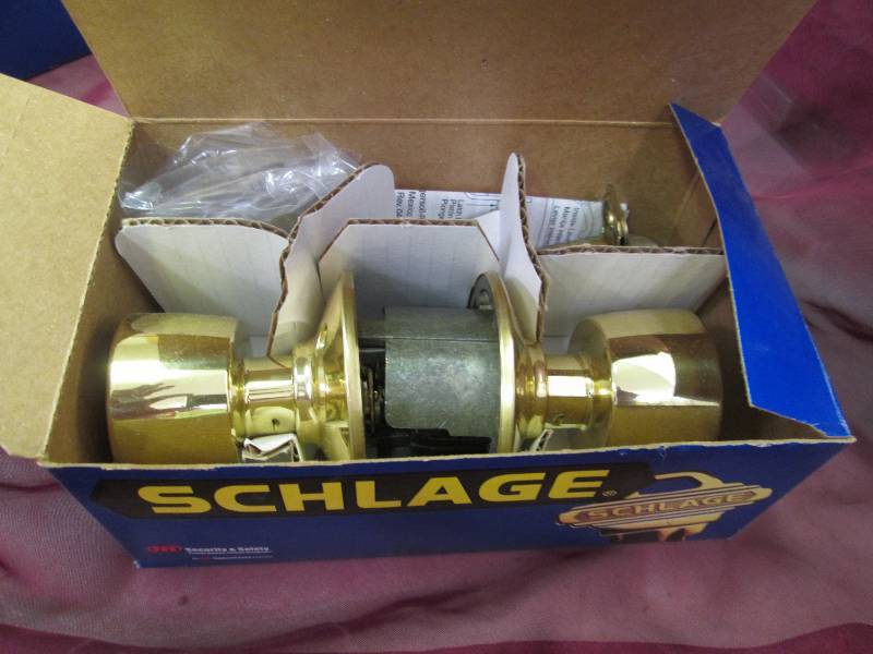 Schrage  Bright Brass Hall and clos...