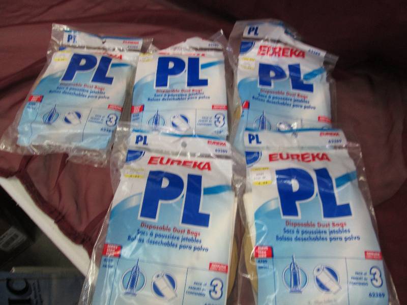 Qty 5 Eureka PL Disposable dust bag...