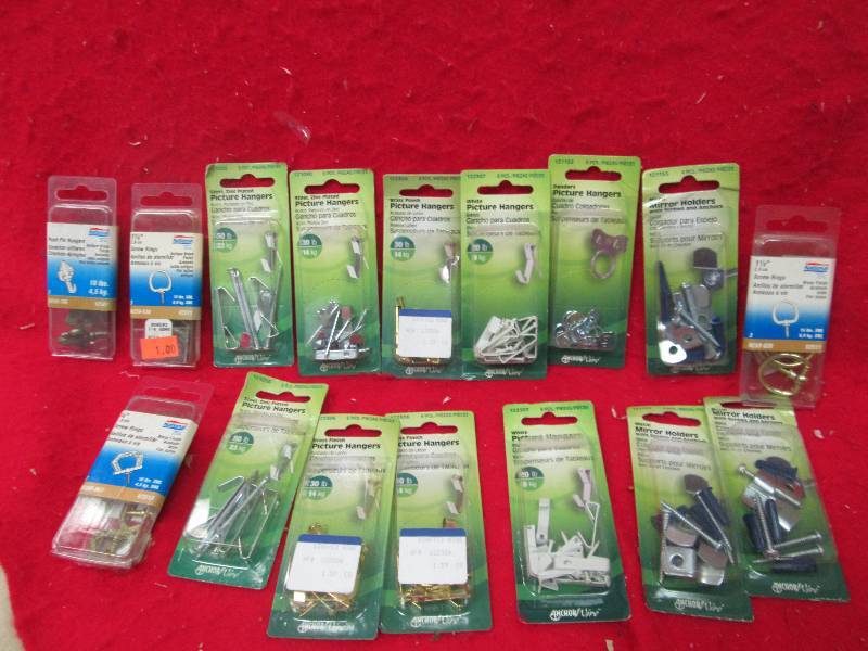 National push pin hangers 10lb, 2-N...