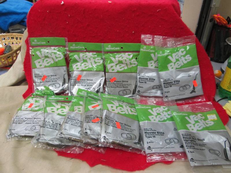 8-Home Care Vac Belts designed to f...