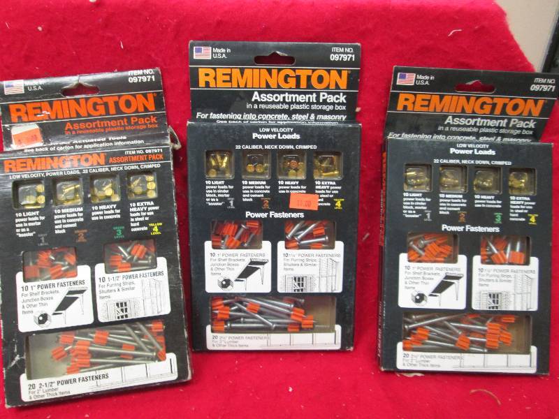 3- Remington Assortment Pack in a r...