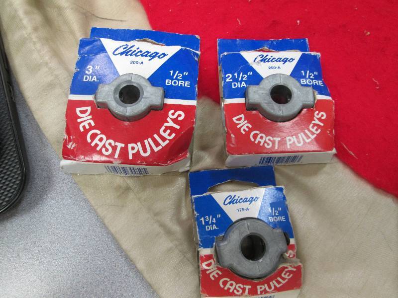 Chicago die casting pulley 3 DIA. ...