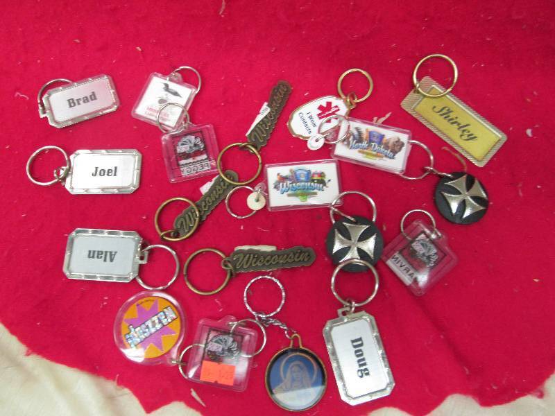 Assortment of key chain some have n...